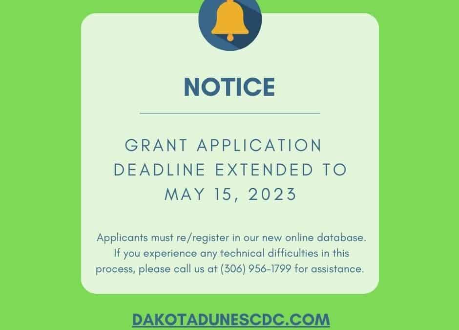 Application process extended for Dakota Dunes CDC Grants